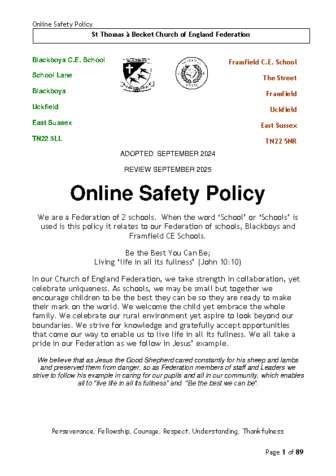 Online Safety Policy