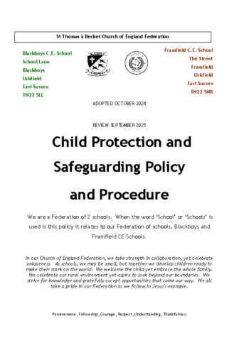 Child Protection & Safeguarding Policy & Procedure